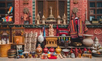 Traditional Souvenir in Nepal featuring handmade crafts and cultural artifacts