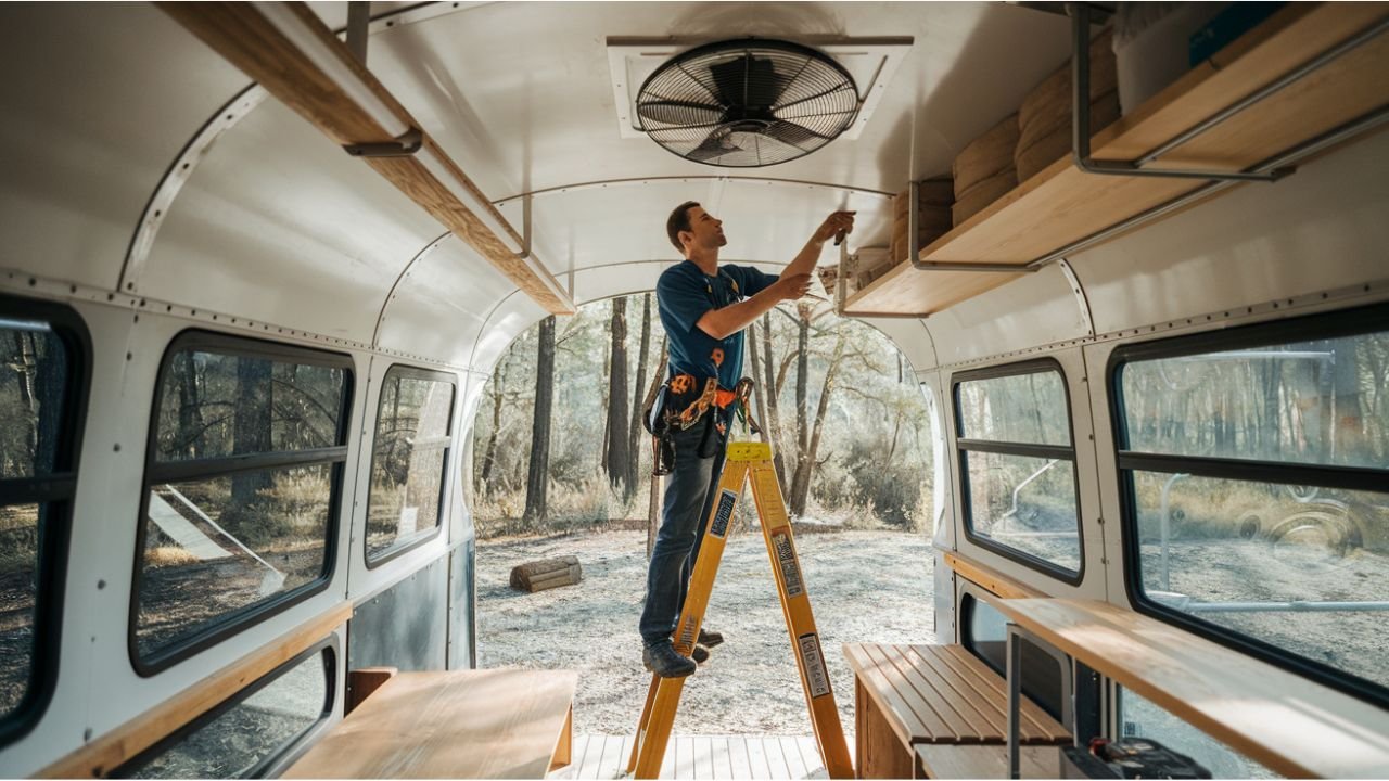 Installing A Fan In Our Bus Conversion: A Step-By-Step Guide