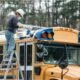 Painting Our Skoolie Roof with Elastomeric Coating Properly