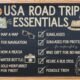 USA Road Trip Essentials Your Ultimate Travel Checklist