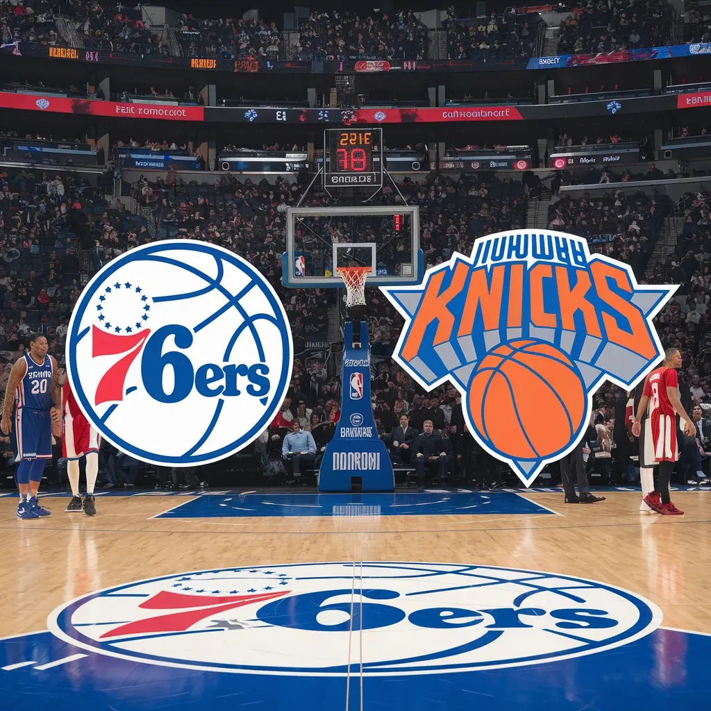 76ers vs knicks match player stats
