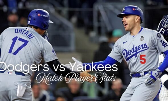 Dodgers vs Yankees Match Player Stats