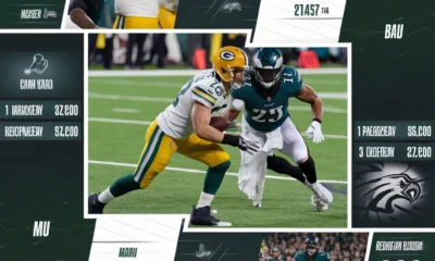 Green Bay Packers vs Philadelphia Eagles Match Player Stats