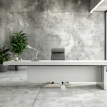 Creating a Light and Airy Workspace with a White Desk