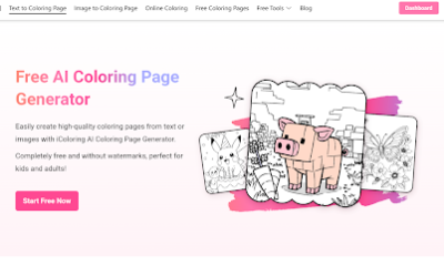 AI Coloring Page Generator