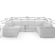 U Shape Sofa with Full