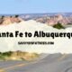Santa Fe to Albuquerque