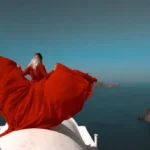 Santorini Greece Flying Dress Photoshoot – Turn Your Dream into Reality