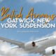 British Airways Gatwick New York Suspension