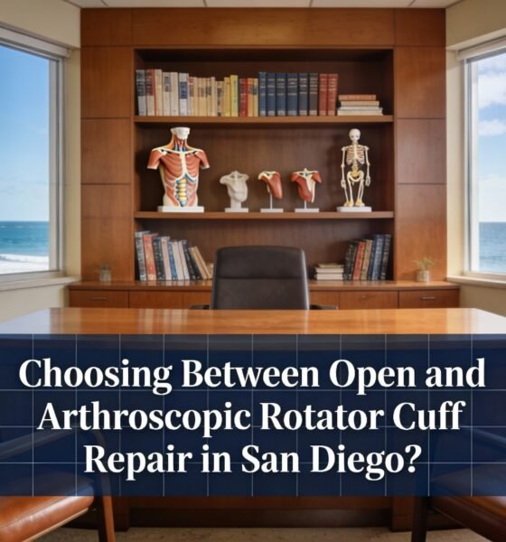 Choosing Between Open and Arthroscopic Rotator Cuff Repair in San Diego?