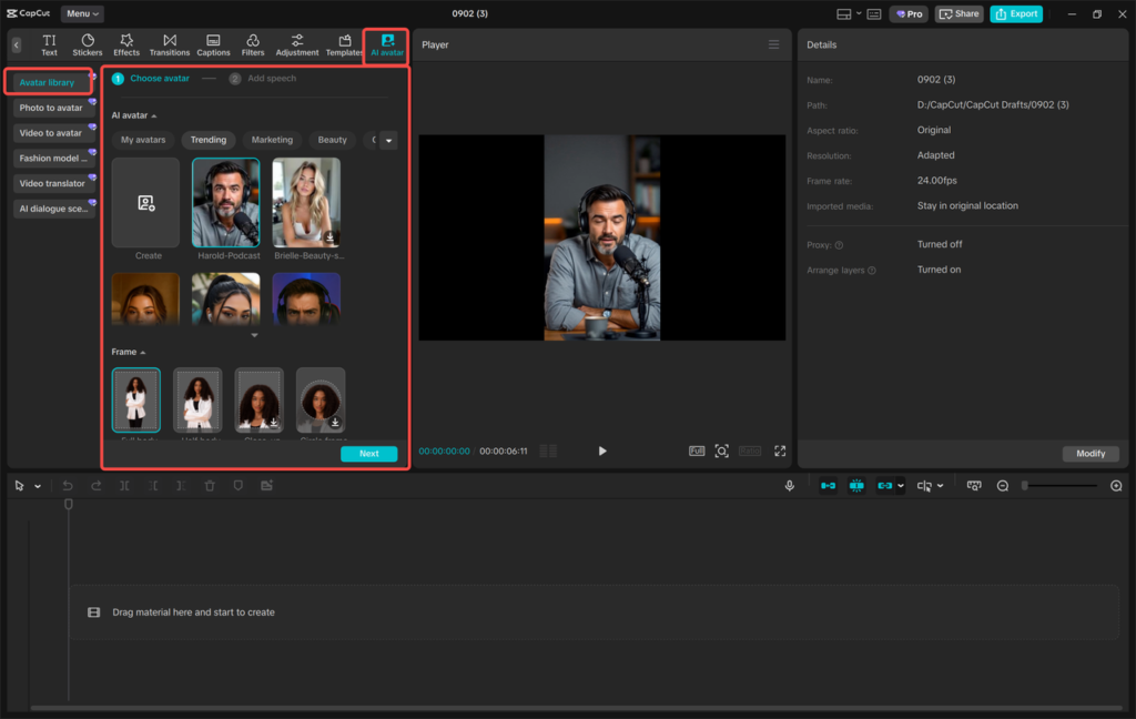 Step-by-Step Guide: Turning Yourself into an AI Avatar on CapCut PC ...