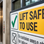 This Sign shows When a Lift is Safe to Use