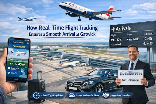 How Real-Time Flight Tracking Ensures a Smooth Arrival at Gatwick