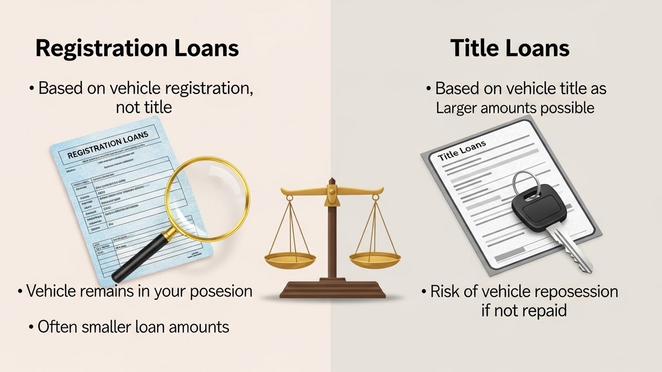 Registration Loans or Title Loans? Understanding the Differences Before You Choose