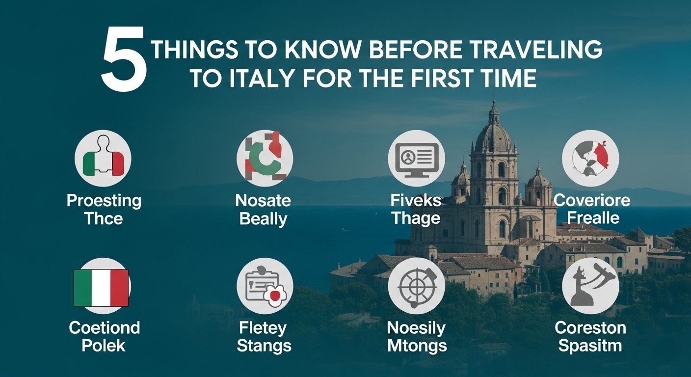 5 Things to Know Before Traveling to Italy for the First Time