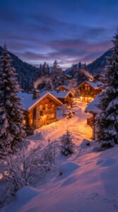 Alpine Village Travel Aesthetic