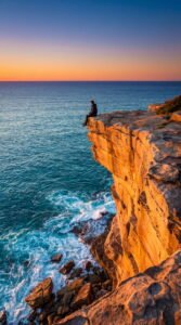 Coastal Cliffside View Travel Aesthetic