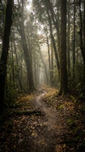 Forest Path Travel Aesthetic