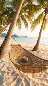 Hammock Golden Hour Travel Aesthetic