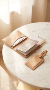 Leather Passport Holder Travel Essential