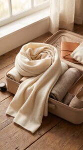 Neutral Scarf or Wrap Travel Essential