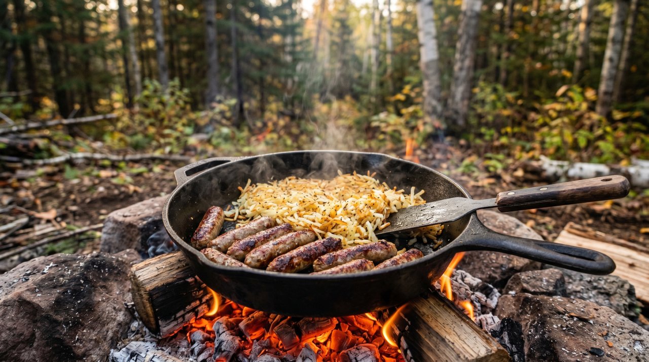camping breakfast