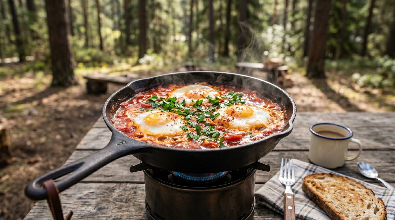 camping breakfast