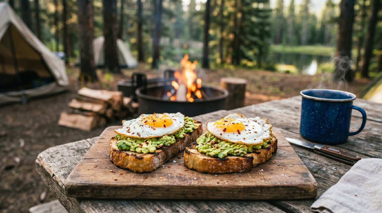 camping breakfast